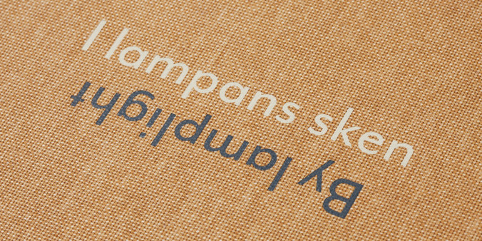 I lampans sken / By lamplight