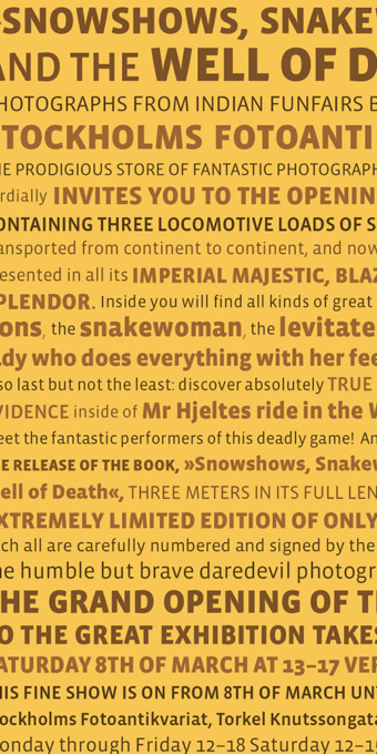 Snowshows, Snakewomen and the Well of Death